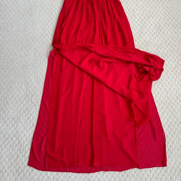 BCBGeneration Formal Goddess Maxi Dress Rouge (Red) Size 6 Formal Prom Wedding - Picture 5 of 15